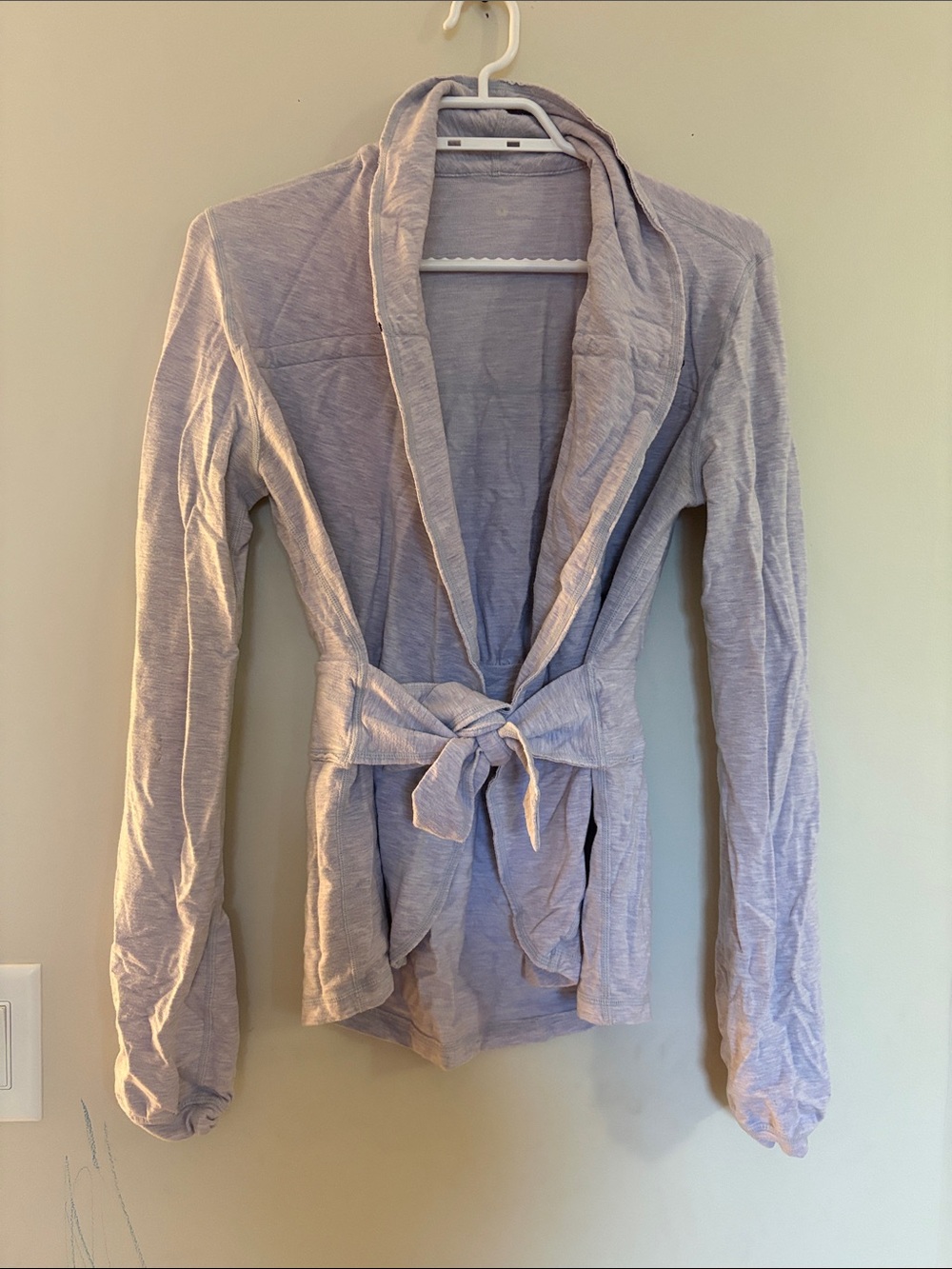 Lavender Tie-Waist pulse dance lululemon Women's Cardigan Jacket small size